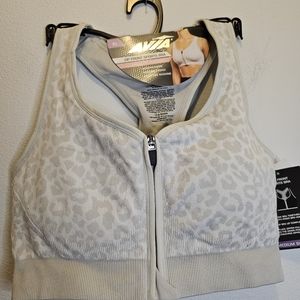 NWT Avia gray sports bra Size XL